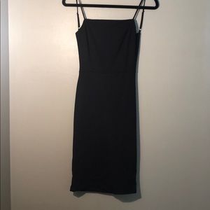 Black Soprano Midi Pencil Dress